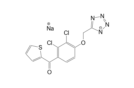 sodium 5-((2,3-dichloro-4-(thiophene-2-carbonyl)phenoxy)methyl)tetrazol-1-ide