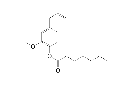 4-allyl-2-methoxyphenyl heptanoate