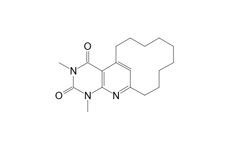 1,3-Dimethyluracilo[9](2,4)pyridinophane [5,7-nonamethylene-1,3-dimethylpyrido[2,3-d]pyrimidine-2,4(1H,3H)-dione]
