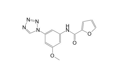 N-[3-methoxy-5-(1H-tetraazol-1-yl)phenyl]-2-furamide