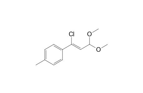(Z)-1-Chloro-3,3-dimethoxy-1-(p-tolyl)-1-propene