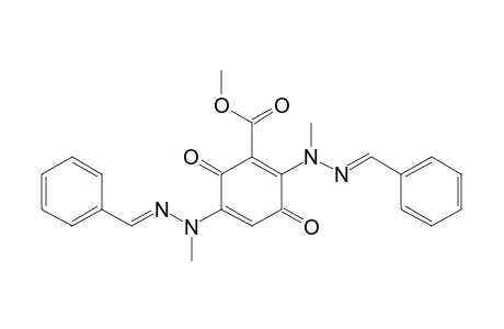 2,5-Bis(N'-benzylidenehydrazino)-3,6-dioxocyclohexa-1,4-dienecarboxylic acid methyl ester-