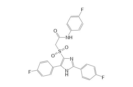 acetamide, 2-[[2,5-bis(4-fluorophenyl)-1H-imidazol-4-yl]sulfonyl]-N-(4-fluorophenyl)-