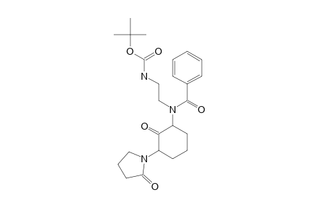 TERT.-BUTYL-N-[2-[N-[2-OXO-3-(2-OXO-PYRROLIDIN-1-YL)-CYCLOHEXYL]-BENZAMIDO]-ETHYL]-CARBAMATE;MAJOR-DIASTEREOMER