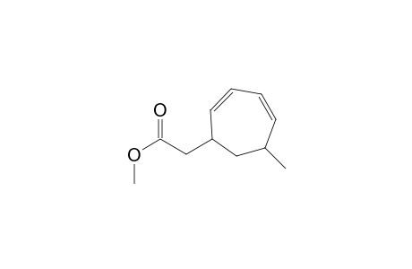 Methyl 6-methylcyclohepta-2,4-dienylacetate