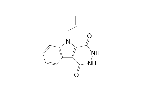 5-Allyl-2,3-dihydro-1H-pyridazino[4,5-b]indole-1,4(5H)-dione