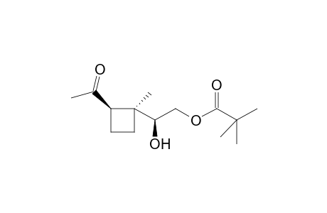 (1S,2R,1'S)-2-Acetyl-1-(1'-hydroxy-2'-pivaloyloxyethyl)-1-methylcyclobuane