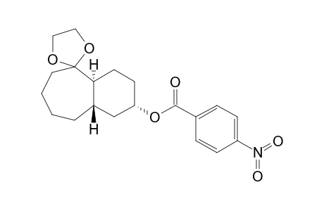 (1S*,7S*,9S*)-trans-2,2-(Ethylenedioxy)bicyclo[5.4.0]undecan-9-yl p-nitrobenzoate