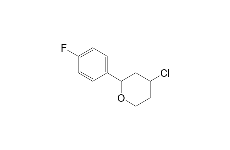 4-Chloro-2-(4-fluorophenyl)tetrahydro-2H-pyran