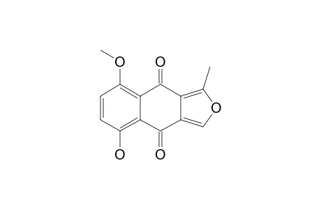 5-HYDROXY-8-METHOXY-1-METHYLNAPHTHO-[2,3-C]-FURAN-4,9-DIONE