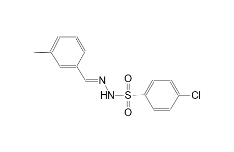 4-chloro-N'-[(E)-(3-methylphenyl)methylidene]benzenesulfonohydrazide