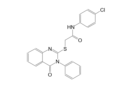 acetamide, N-(4-chlorophenyl)-2-[(3,4-dihydro-4-oxo-3-phenyl-2-quinazolinyl)thio]-