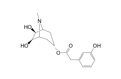 3.alpha.-(3-hydroxyphenylacetoxy)-6.beta.,7.beta.-di-hydroxytropane