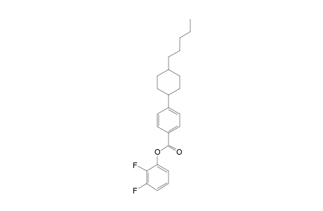 4-[(4-N-PENTYL)-CYCLOHEXYL]-BENZENIC-ACID-2,3-DIFLUOROPHENYLESTER