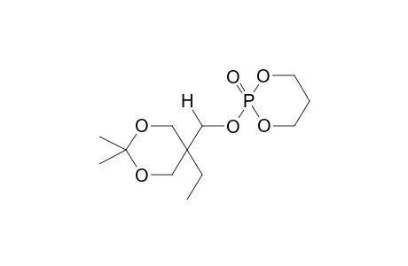 2-OXO-2-(2,2-ISOPROPYLIDENEDI(HYDROXYMETHYL)BUTOXY-1)-1,3,2-DIOXAPHOSPHORINANE