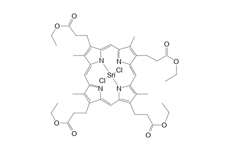 Tetraethyl 2,7,12,17-tetramethyl-21H,23H-porphine-3,8,13,18-tetrapropionate tin(iy) dichloride