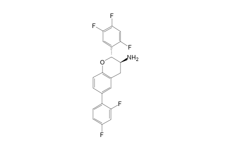 trans-6-(2,4-difluorophenyl)-2-(2,4,5-trifluorophenyl)-3,4-dihydro-2H-chromene-3-amine