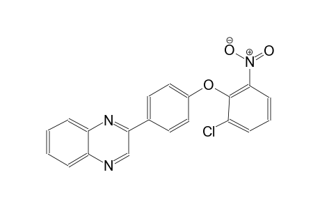 2-[4-(2-chloro-6-nitrophenoxy)phenyl]quinoxaline
