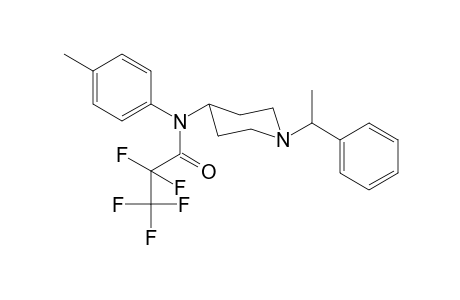 2,2,3,3,3-pentafluoro-N-4-methylphenyl-N-[1-(1-phenylethyl)piperidin-4-yl]propanamide
