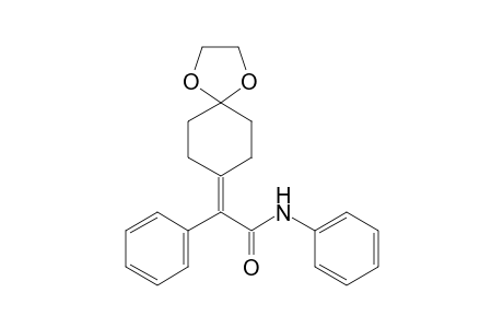 [N-Phenylcarbamoyl(phenyl)methylidene]-4,4-ethylenedioxycyclohexane