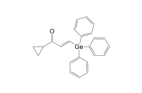 (E)-1-Cyclopropyl-3-triphenylgermanyl-propenone
