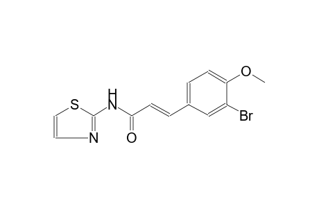 (2E)-3-(3-bromo-4-methoxyphenyl)-N-(1,3-thiazol-2-yl)-2-propenamide