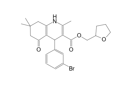 3-quinolinecarboxylic acid, 4-(3-bromophenyl)-1,4,5,6,7,8-hexahydro-2,7,7-trimethyl-5-oxo-, (tetrahydro-2-furanyl)methyl ester
