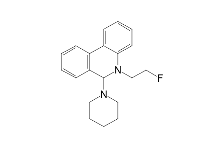 5-(2-Fluoroethyl)-6-piperidin-1-yl-5,6-dihydrophenanthridine