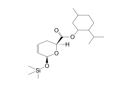 (-)MENTHYL (2R,6R)-2-TRIMETHYLSILYLOXY-2H-PYRAN-6-CARBOXYLATE