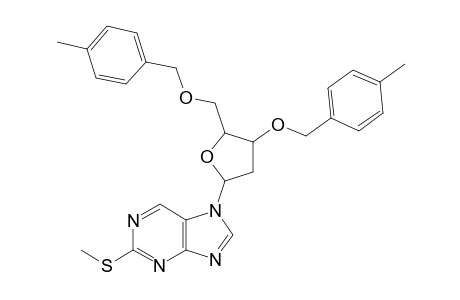 7-[2-DEOXY-3,5-DI-O-(4-TOLUOYL)-BETA-D-ERYTHRO-PENTOFURANOSYL]-2-(METHYLTHIO)-7H-PURINE