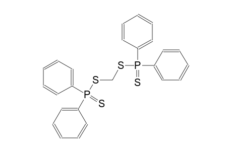 [(diphenylphosphorothioyl)sulfanyl]methyl diphenylphosphinodithioate