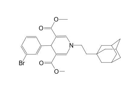 3,5-pyridinedicarboxylic acid, 4-(3-bromophenyl)-1,4-dihydro-1-(2-tricyclo[3.3.1.1~3,7~]dec-1-ylethyl)-, dimethyl ester