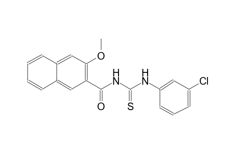 N-(3-chlorophenyl)-N'-(3-methoxy-2-naphthoyl)thiourea