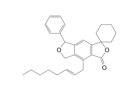 (E)-4-(oct-2-en-1-yl)-7-phenyl-5,7-dihydro-3H-spiro[benzo[1,2-c:4,5-c']difuran-1,1'-cyclohexan]-3-one