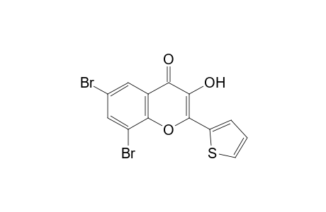 6,8-dibromo-3-hydroxy-2-(2-thienyl)chromone