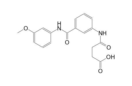 4-{3-[(3-methoxyanilino)carbonyl]anilino}-4-oxobutanoic acid