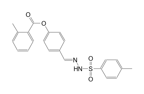 benzoic acid, 2-methyl-, 4-[(E)-[2-[(4-methylphenyl)sulfonyl]hydrazono]methyl]phenyl ester
