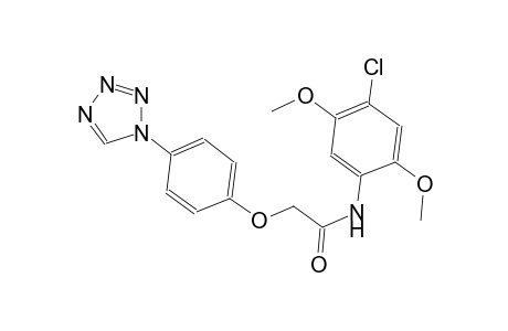 N-(4-chloro-2,5-dimethoxyphenyl)-2-[4-(1H-tetraazol-1-yl)phenoxy]acetamide
