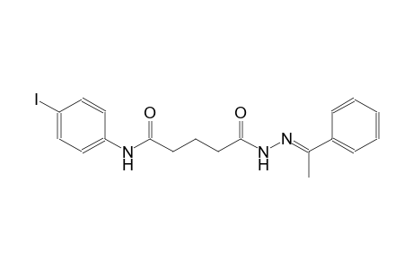 pentanoic acid, 5-[(4-iodophenyl)amino]-5-oxo-, 2-[(E)-1-phenylethylidene]hydrazide