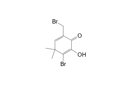2,5-Cyclohexadien-1-one, 3-bromo-6-(bromomethyl)-2-hydroxy-4,4-dimethyl-