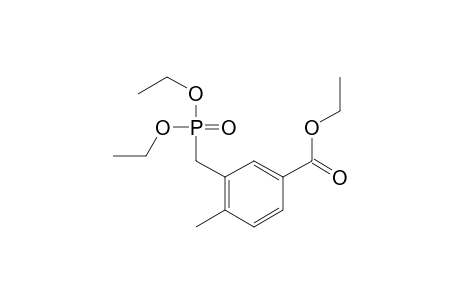 Diethyl 3-ethoxycarbonyl-6-methylbenzylphosphonate