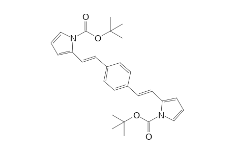 (E,E)-1,4-Bis[2'-(1"-tert-butoxycarbonyl-[1"H]pyrrol-2"-yl)vinyl]benzene