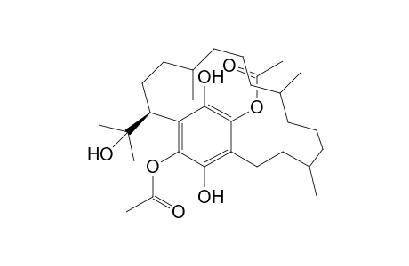 Hexahydro-leuko-secotridentochinon-diacetate