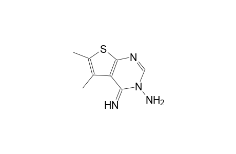 4-imino-5,6-dimethylthieno[2,3-d]pyrimidin-3(4H)-ylamine
