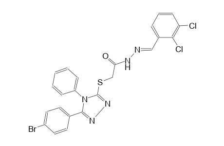 acetic acid, [[5-(4-bromophenyl)-4-phenyl-4H-1,2,4-triazol-3-yl]thio]-, 2-[(E)-(2,3-dichlorophenyl)methylidene]hydrazide