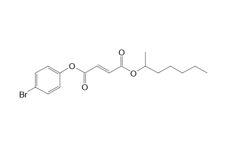 Fumaric acid, 4-bromophenyl hept-2-yl ester