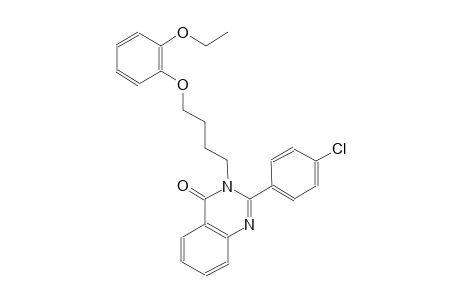 4(3H)-quinazolinone, 2-(4-chlorophenyl)-3-[4-(2-ethoxyphenoxy)butyl]-