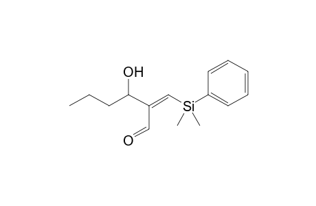 (Z)-2-[(Dimethylphenylsilyl)methylene]-3-hydroxy-hexanal