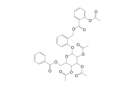 Salicin, 2',3',4'-triacetate 6'-benzoate .alpha.-salicylate acetate