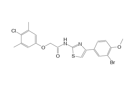 N-[4-(3-bromo-4-methoxyphenyl)-1,3-thiazol-2-yl]-2-(4-chloro-3,5-dimethylphenoxy)acetamide